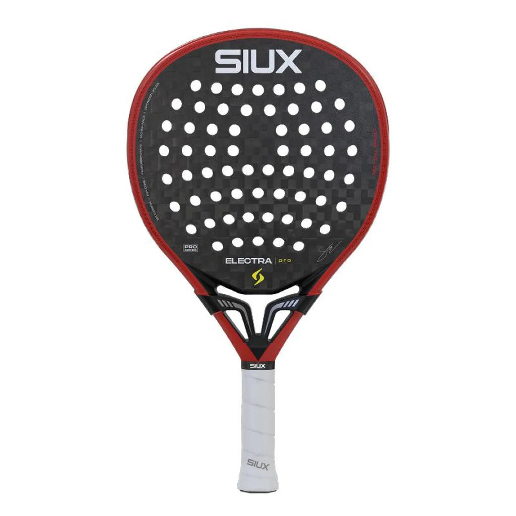 Raquette padel Siux Stupa Electra Pro 2026 rouge noir — vue de face