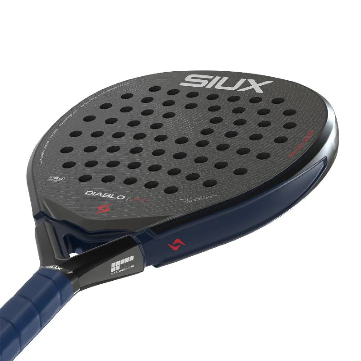 Raquette padel Siux Tino Libaak Diablo Pro 2026 bleu Noche — vue détail 2