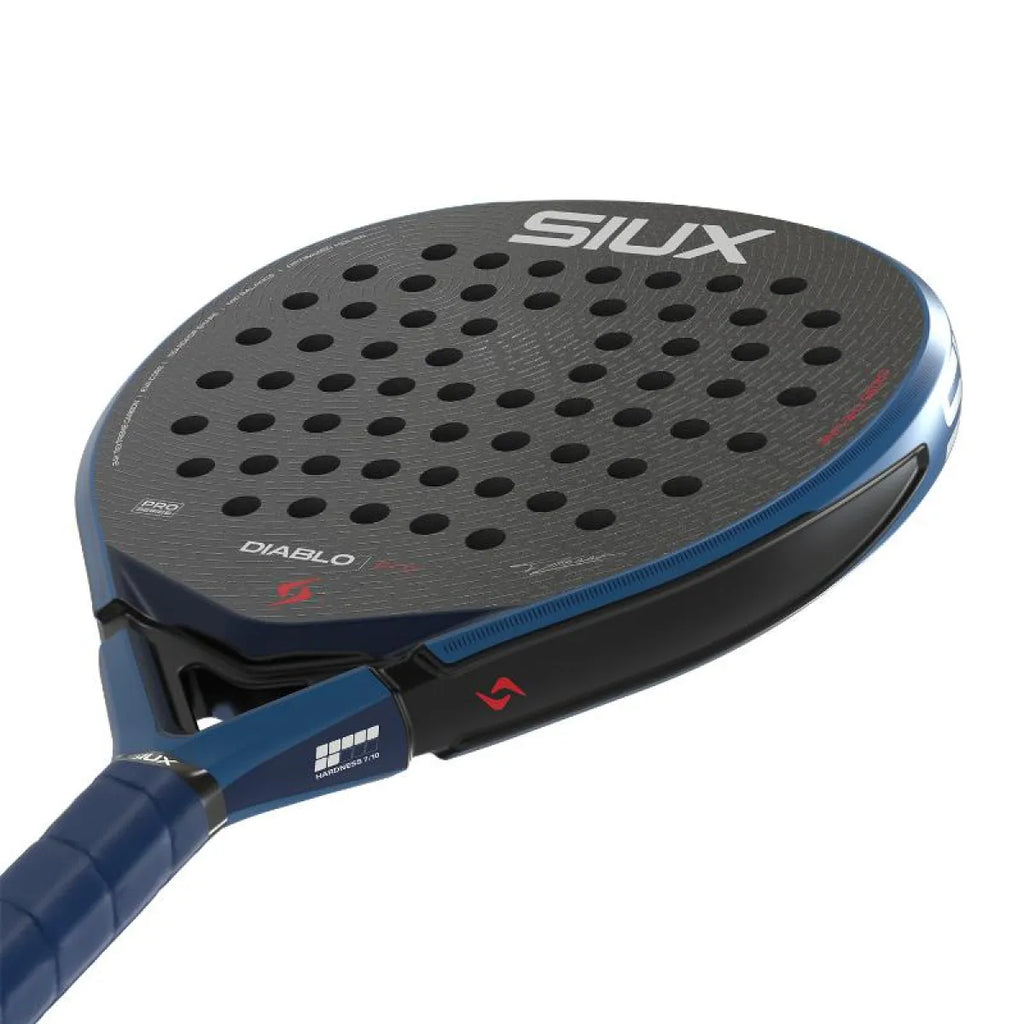 Raquette padel Siux Tino Libaak Diablo Pro 2026 bleu Royal — vue détail 2