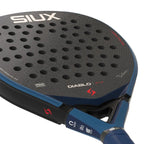 Raquette padel Siux Tino Libaak Diablo Pro 2026 bleu Royal — vue en perspective