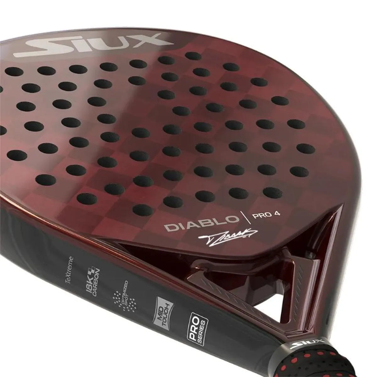 Raquette padel Siux Tino Libaak Diablo Pro 4 2025 — vue détail 2