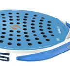 Raquette padel Siux Tino Libaak Diablo Pro SE bleu — vue angle