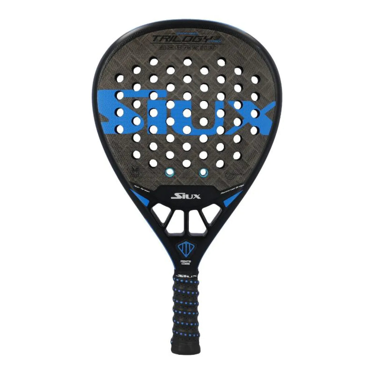 Raquette padel Siux Trilogy 3 Attack — vue de face