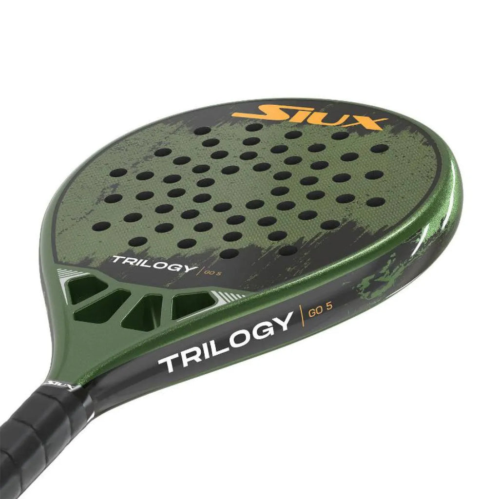 Raquette padel Siux Trilogy Go 5 2025 — vue en perspective