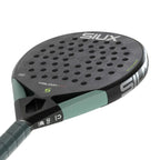 Raquette padel Siux Trilogy Pro 2026 noir vert — vue détail 2
