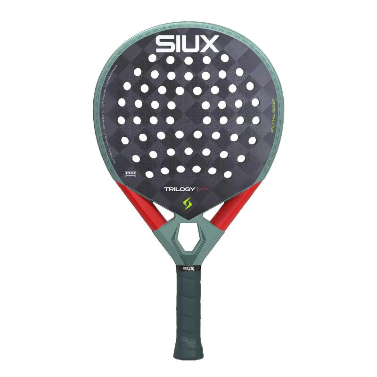 Raquette padel Siux Trilogy Pro 2026 vert — vue de face
