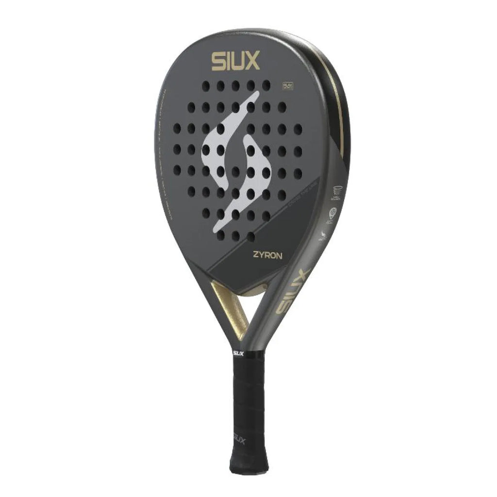 Raquette padel Siux Zyron Gold 2026 — vue en perspective