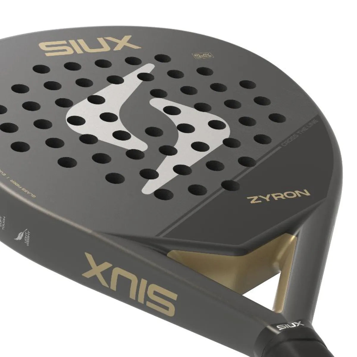 Raquette padel Siux Zyron Gold 2026 — vue de dos