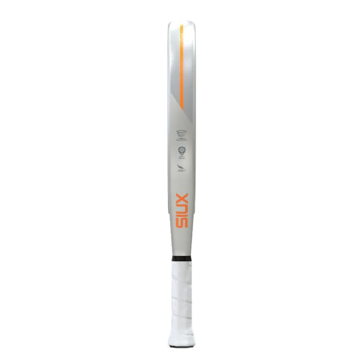 Raquette padel Siux Zyron orange 2026 — vue de profil 2