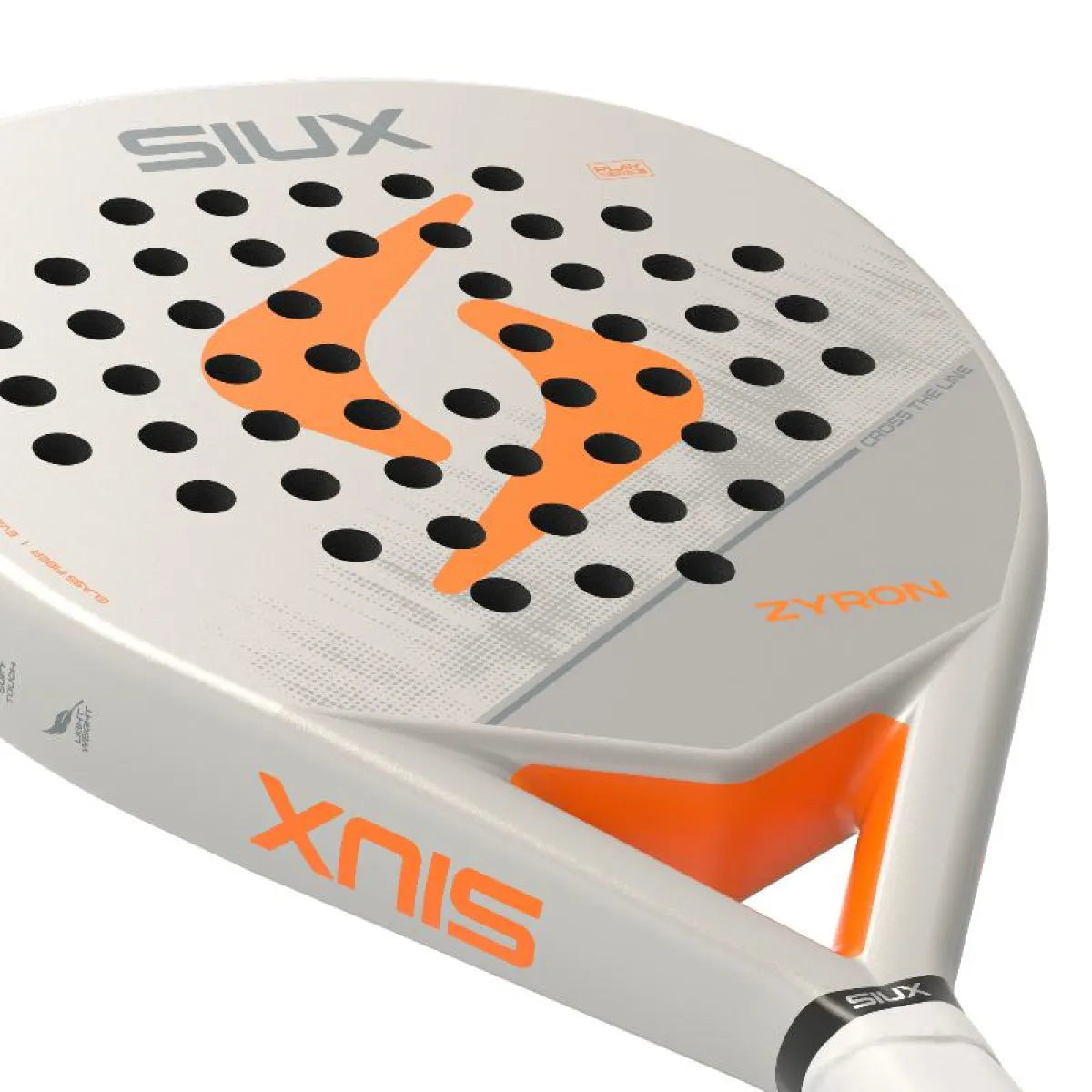 Raquette padel Siux Zyron orange 2026 — vue détail 1
