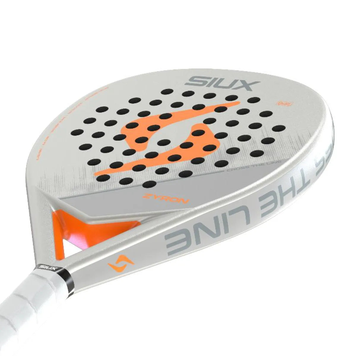 Raquette padel Siux Zyron orange 2026 — vue de dos