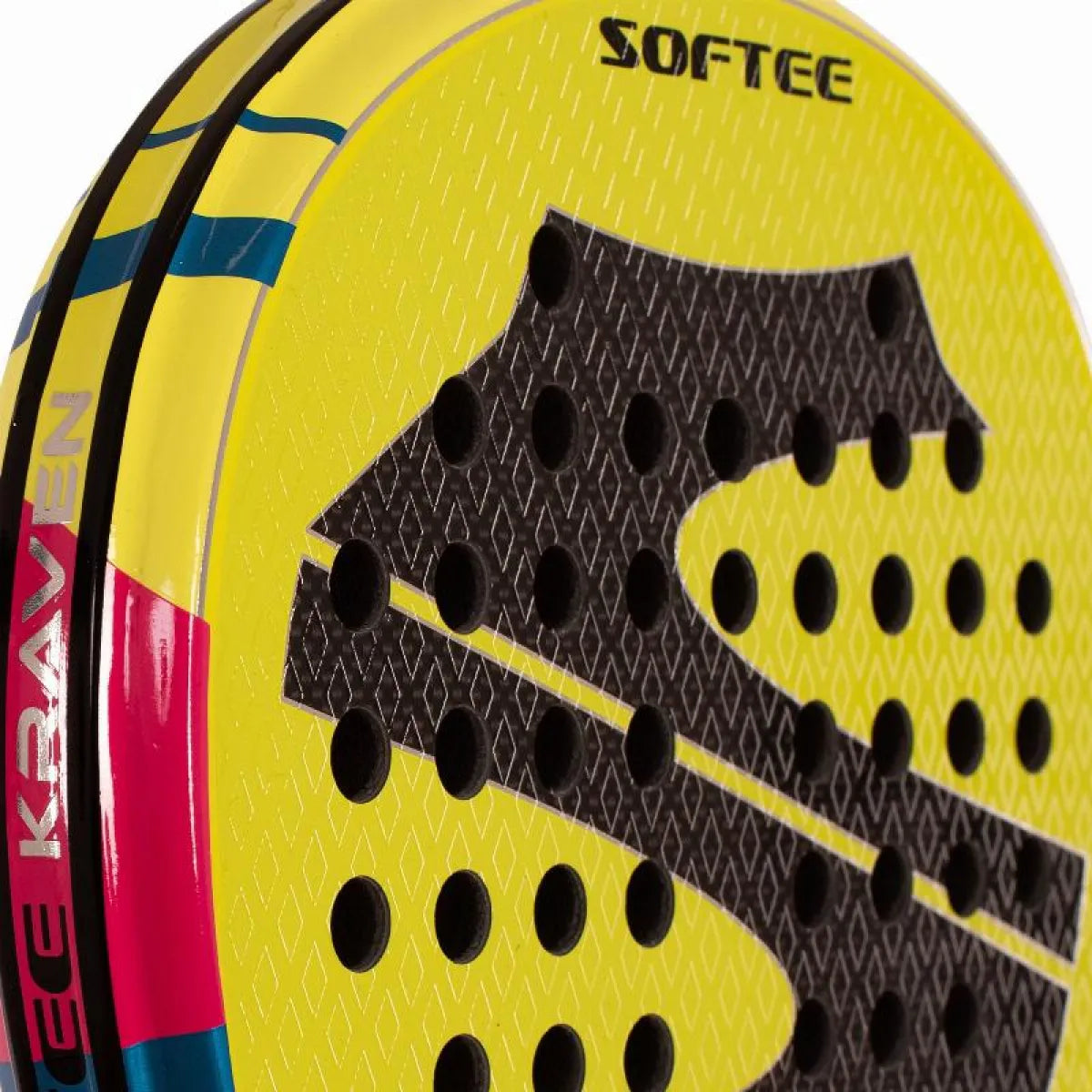 Raquette padel Softee Kraven Flow 2027 — vue en perspective