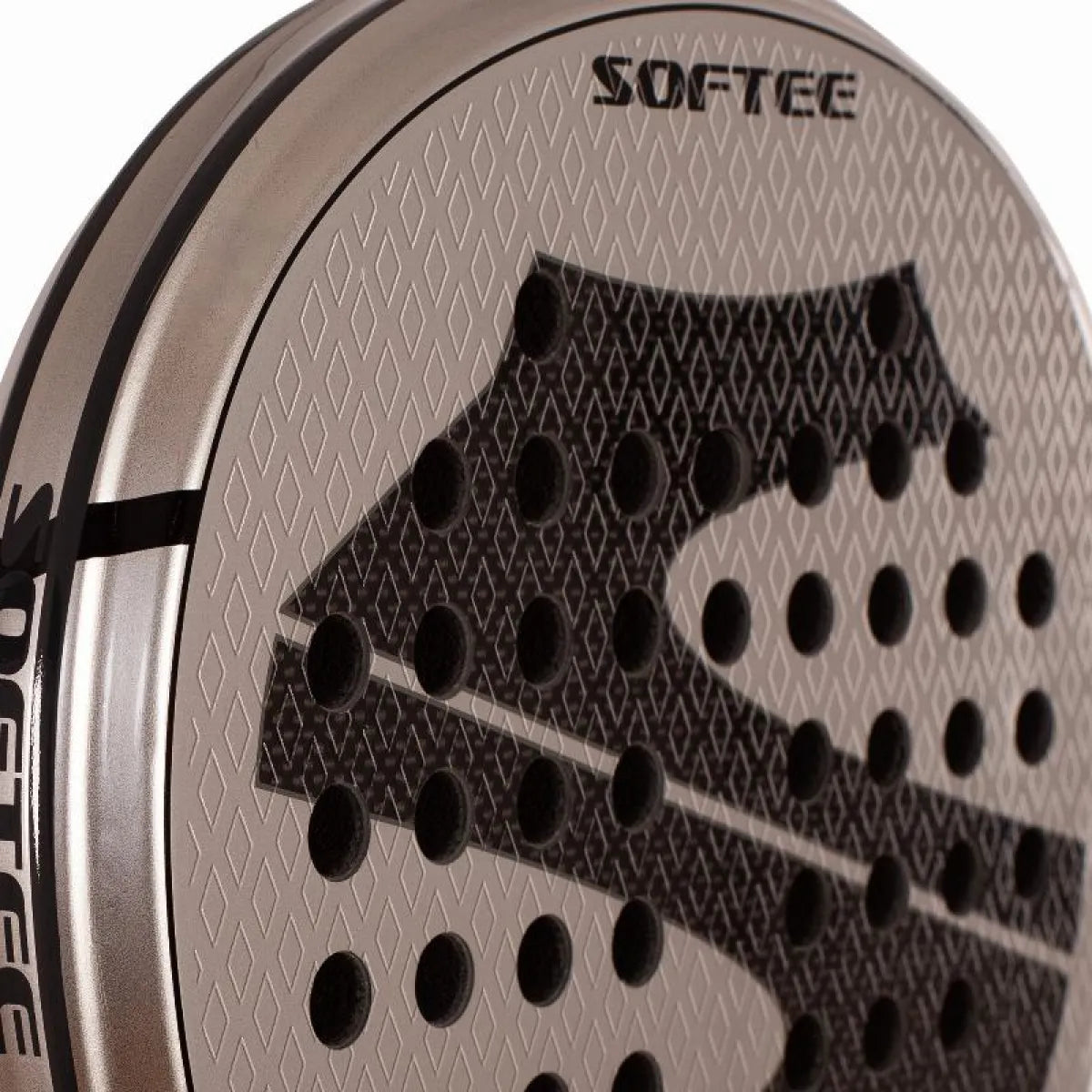 Raquette padel Softee Kraven Metal 2027 — vue en perspective