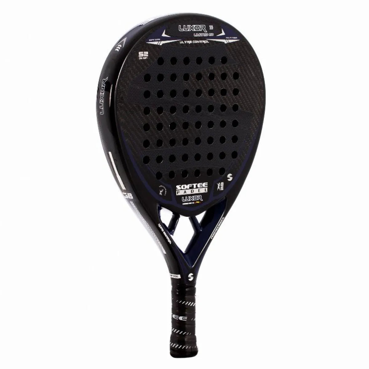 Raquette padel Softee Luxor — vue de profil