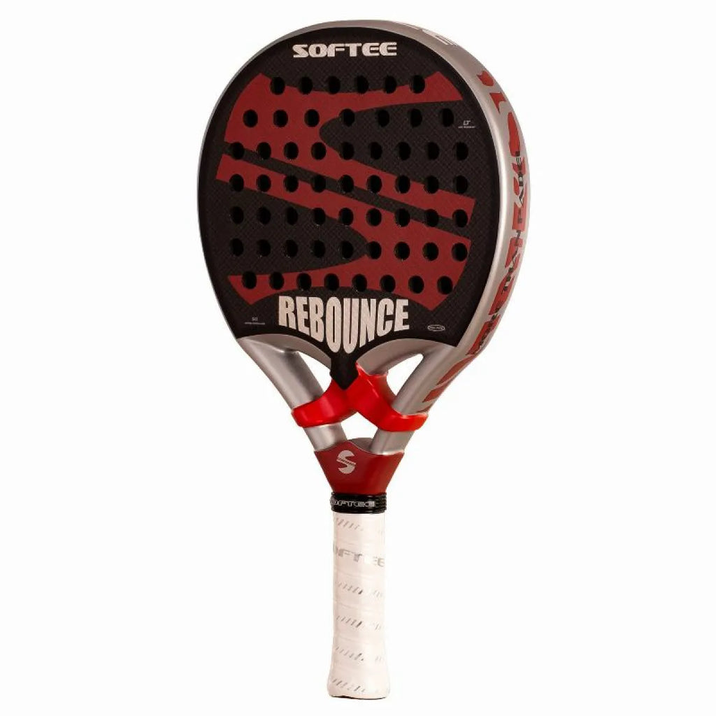 Raquette padel Softee Rebounce 3K rouge — vue de profil 2