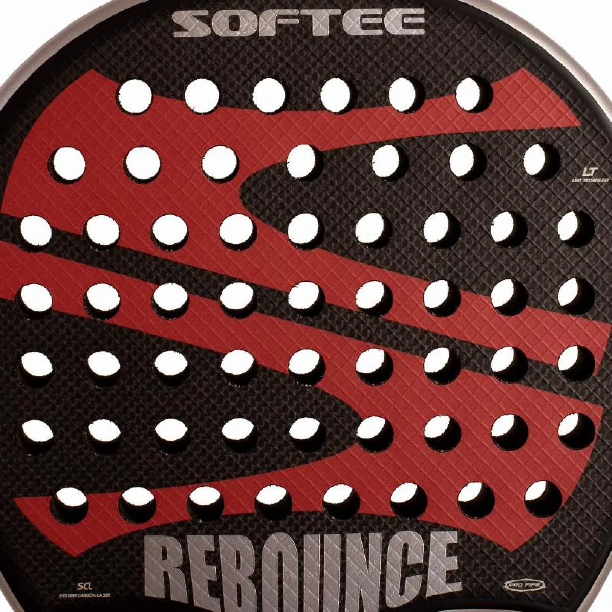 Raquette padel Softee Rebounce 3K rouge — vue détail 1