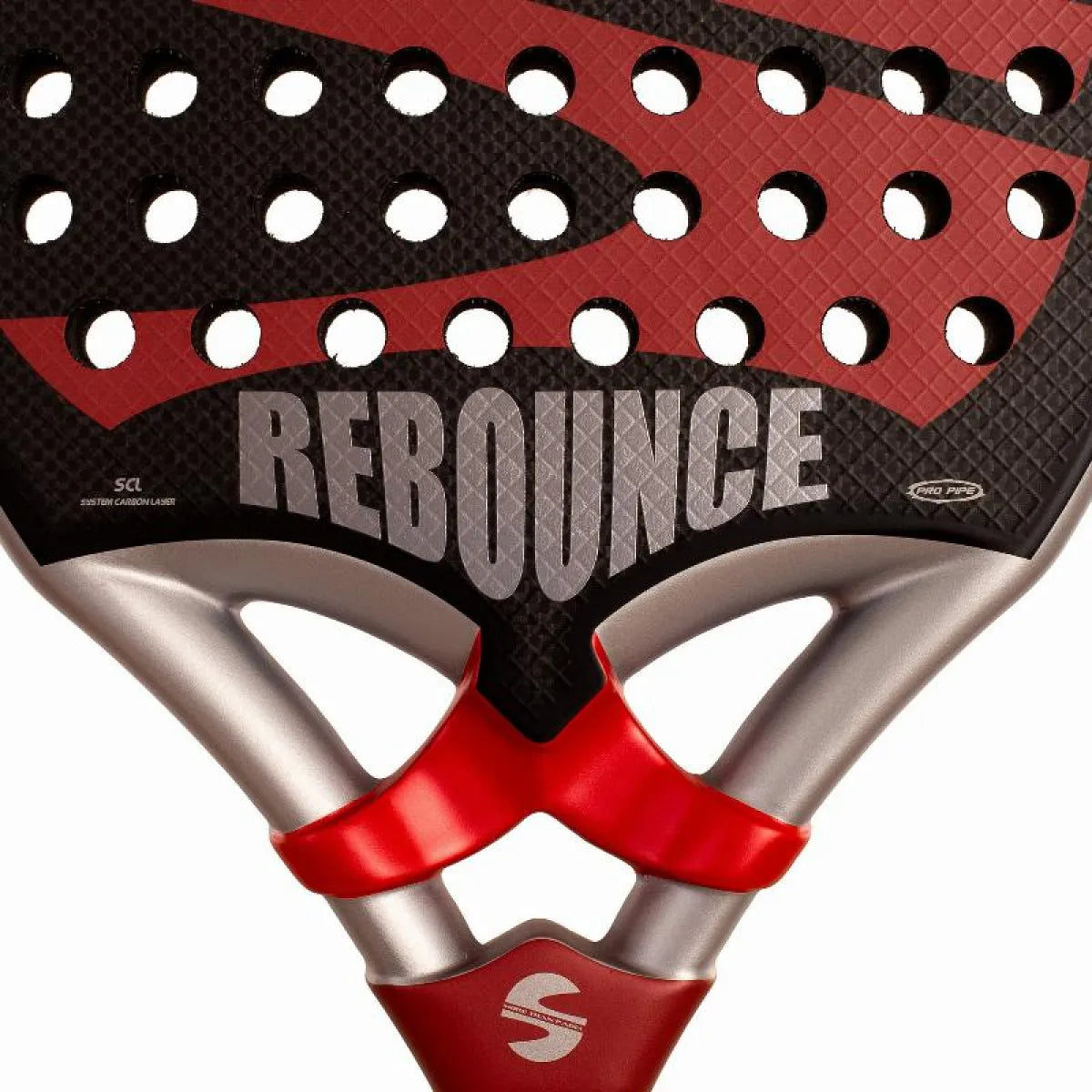 Raquette padel Softee Rebounce 3K rouge — vue détail 2