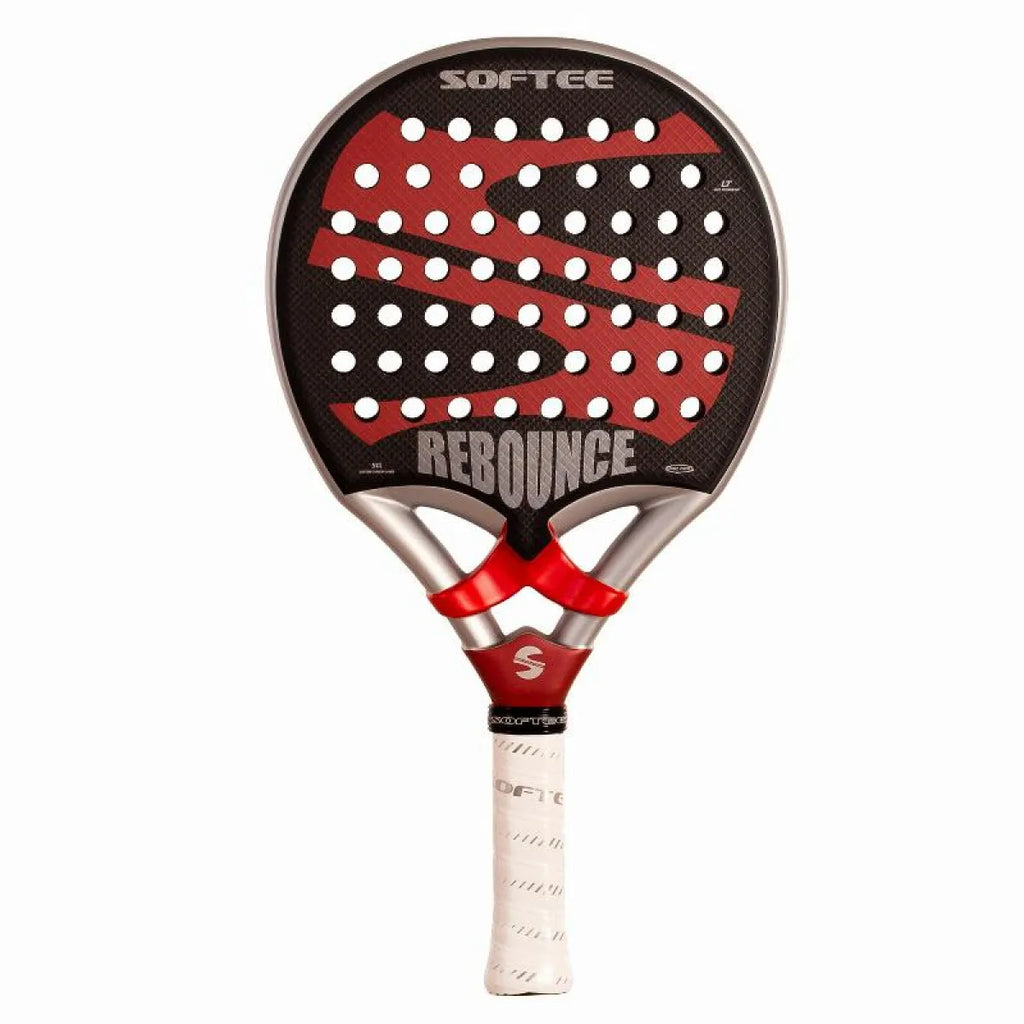 Raquette padel Softee Rebounce 3K rouge — vue de face