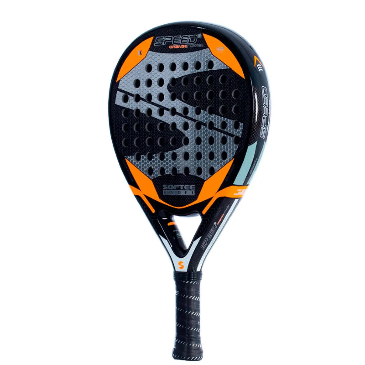 Raquette padel Softee Speed orange Power 2024 — vue de profil 2