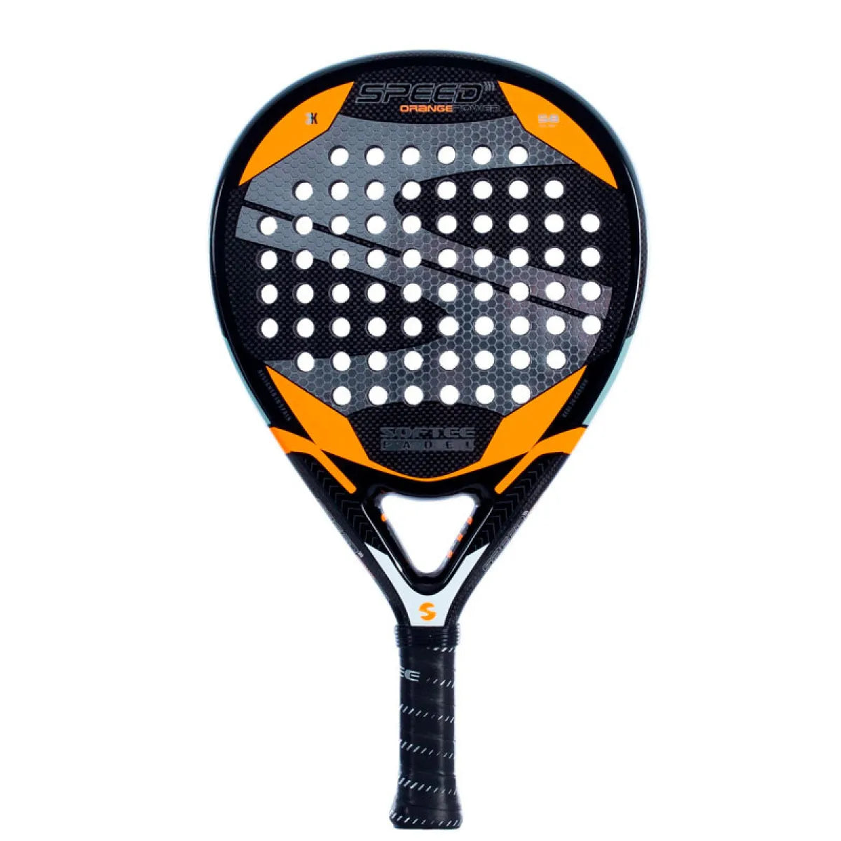 Raquette padel Softee Speed orange Power 2024 — vue de face