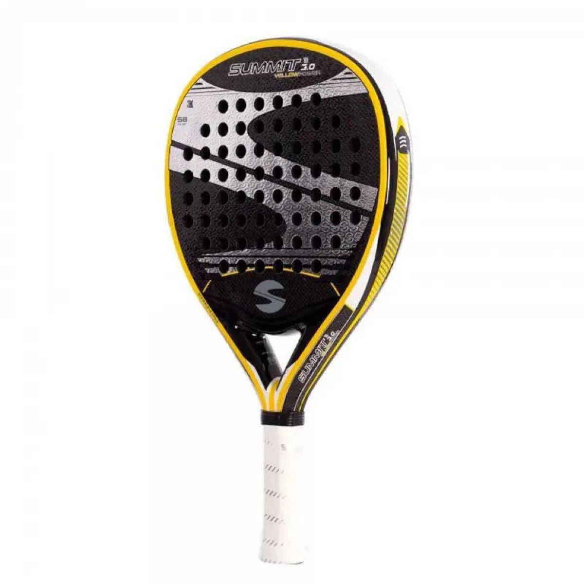 Raquette padel Softee Summit 3.0 Yellow Power — vue de profil 2