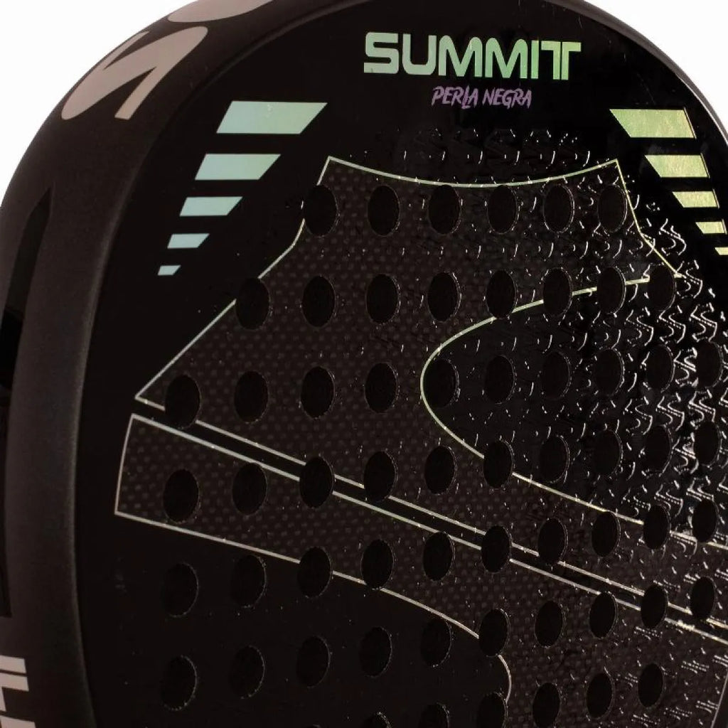 Raquette padel Softee Summit Perla noir 2027 — vue en perspective
