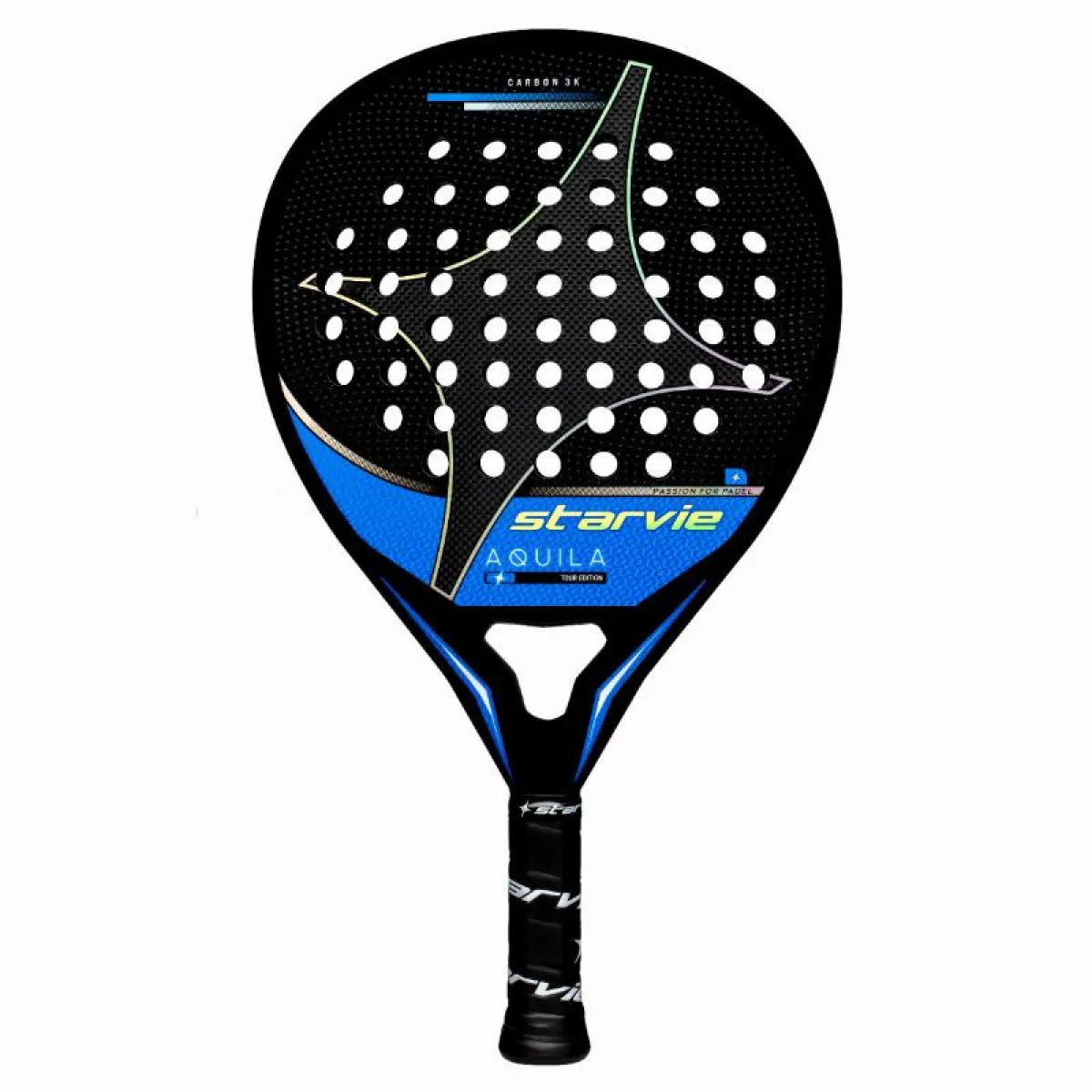 Raquette padel StarVie Aquila Blue Tour Edition — vue de face
