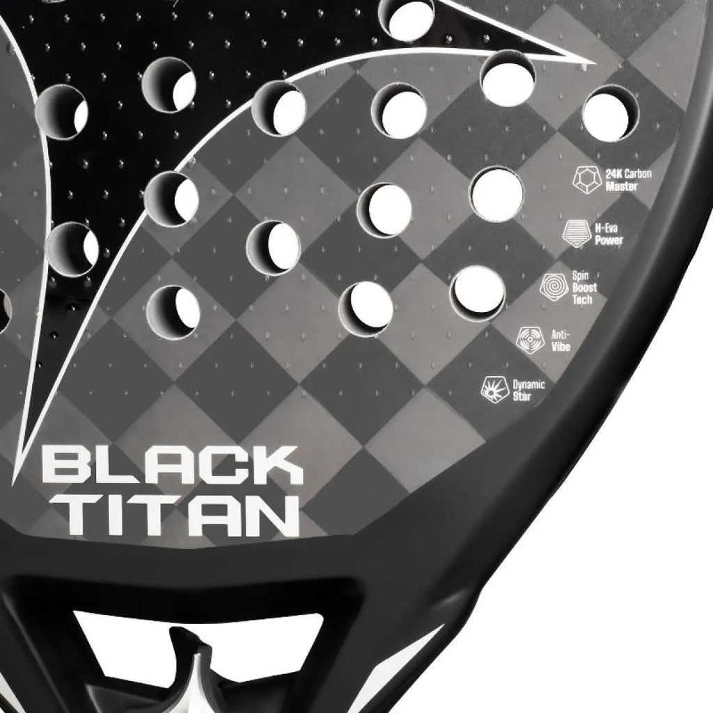 Raquette padel StarVie Black Titan 2026 — vue détail 2