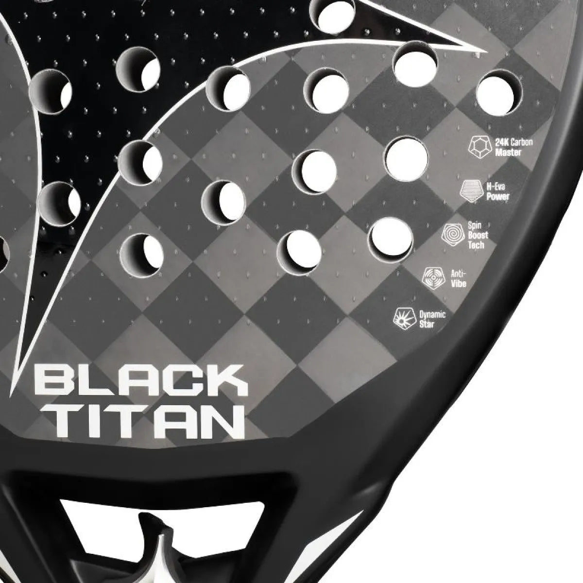 Raquette padel StarVie Black Titan 2026 — vue détail 2