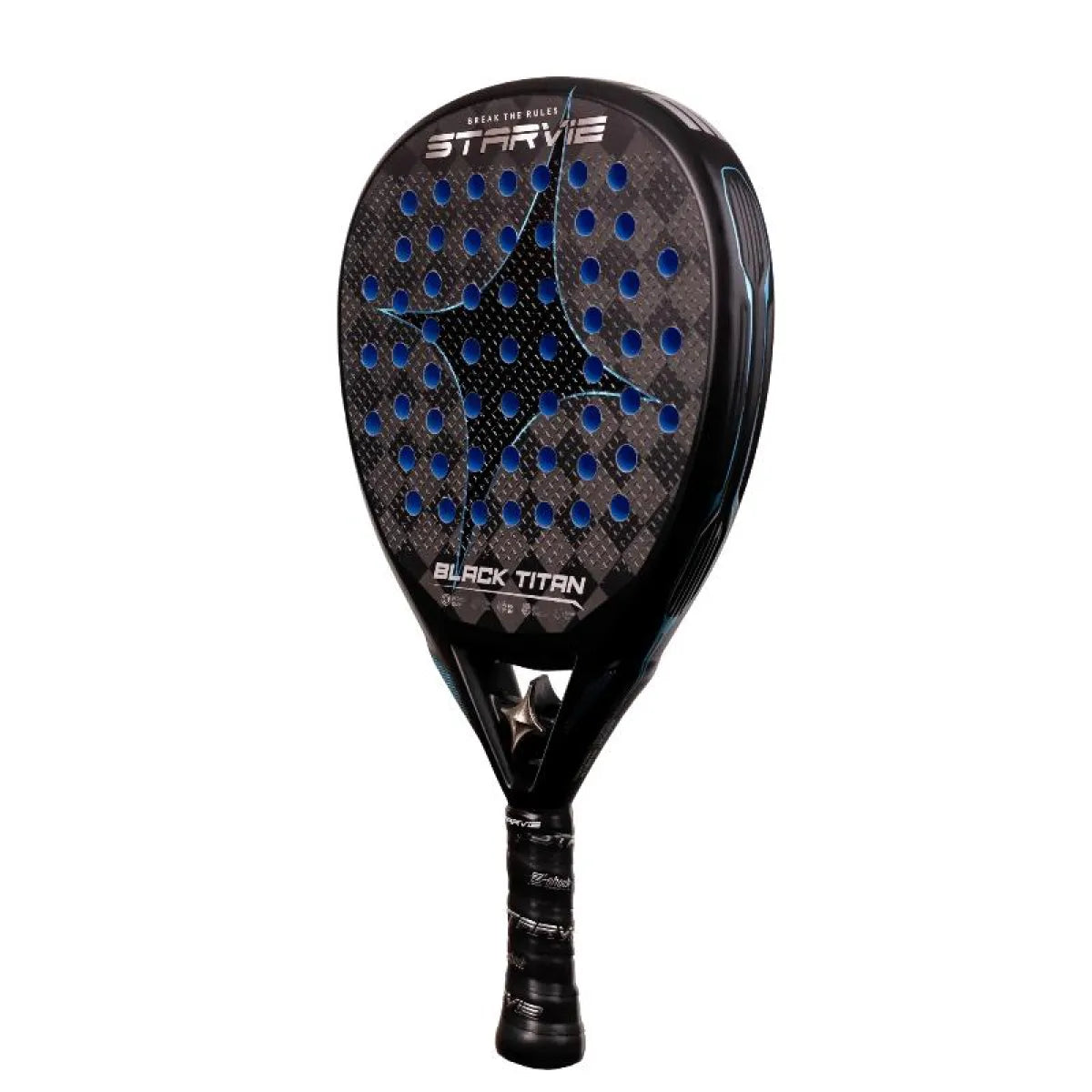 Raquette padel StarVie Black Titan 2027 — vue de profil
