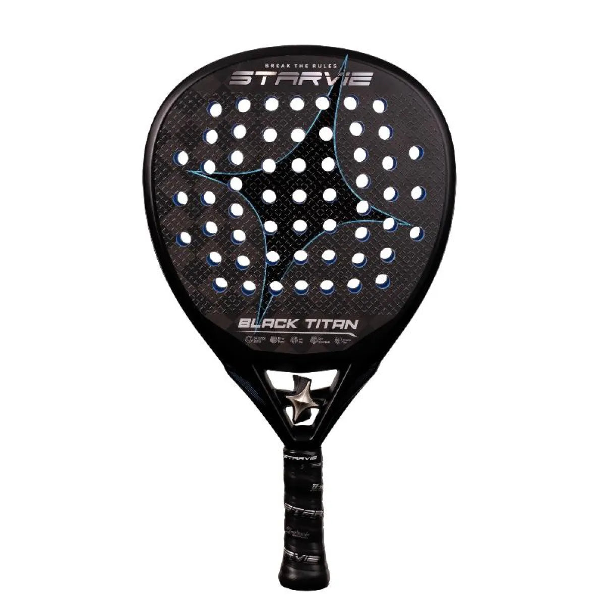Raquette padel StarVie Black Titan 2027 — vue de face