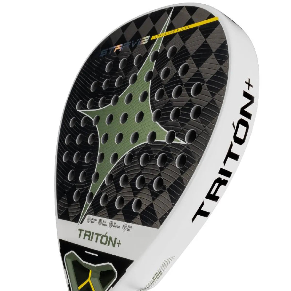Raquette padel StarVie Triton Balance+ 2026 — vue de profil 2