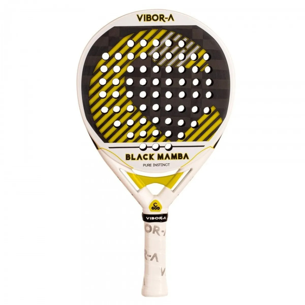 Raquette padel Vibora Black Mamba Evo Pro blanc 2026 — vue de face