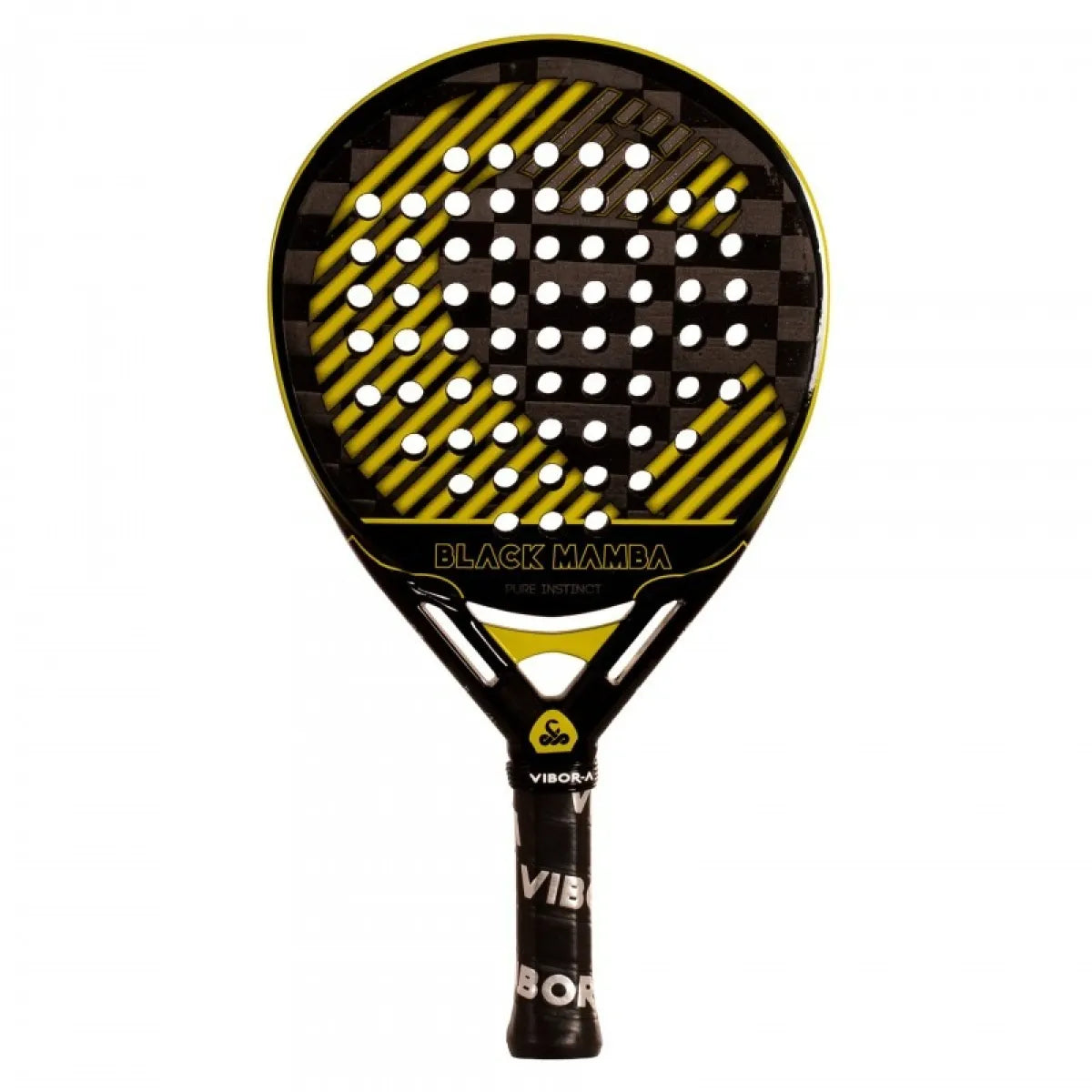 Raquette padel Vibora Black Mamba Evo Pro noir 2026 — vue de face