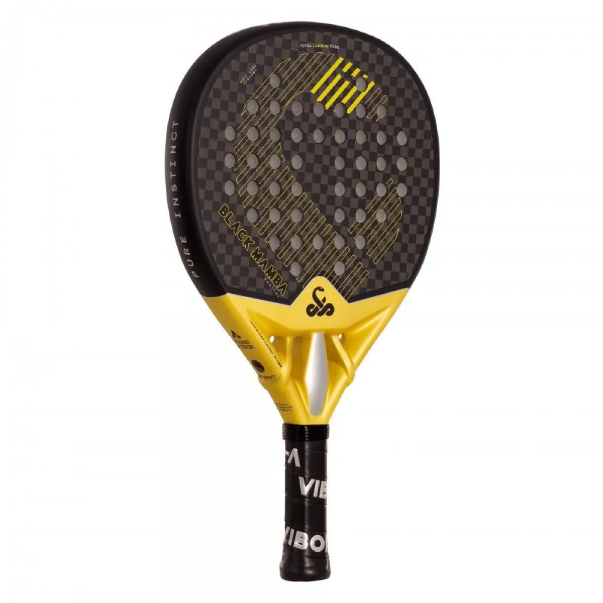 Raquette padel Vibora Black Mamba Radical 12K 2.0 2025 — vue de profil
