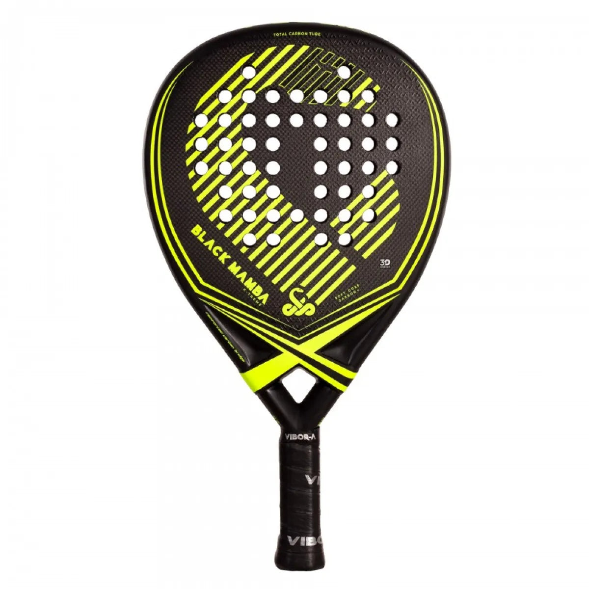 Raquette padel Vibora Black Mamba Xtreme 3K 2.0 2025 — vue de face