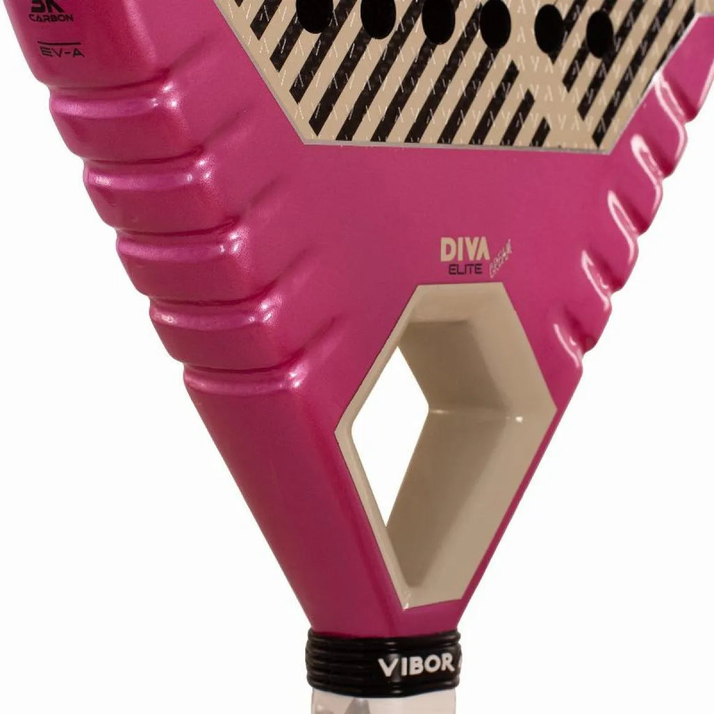 Raquette padel Vibora Diva Elite Cream 2027 — vue en perspective