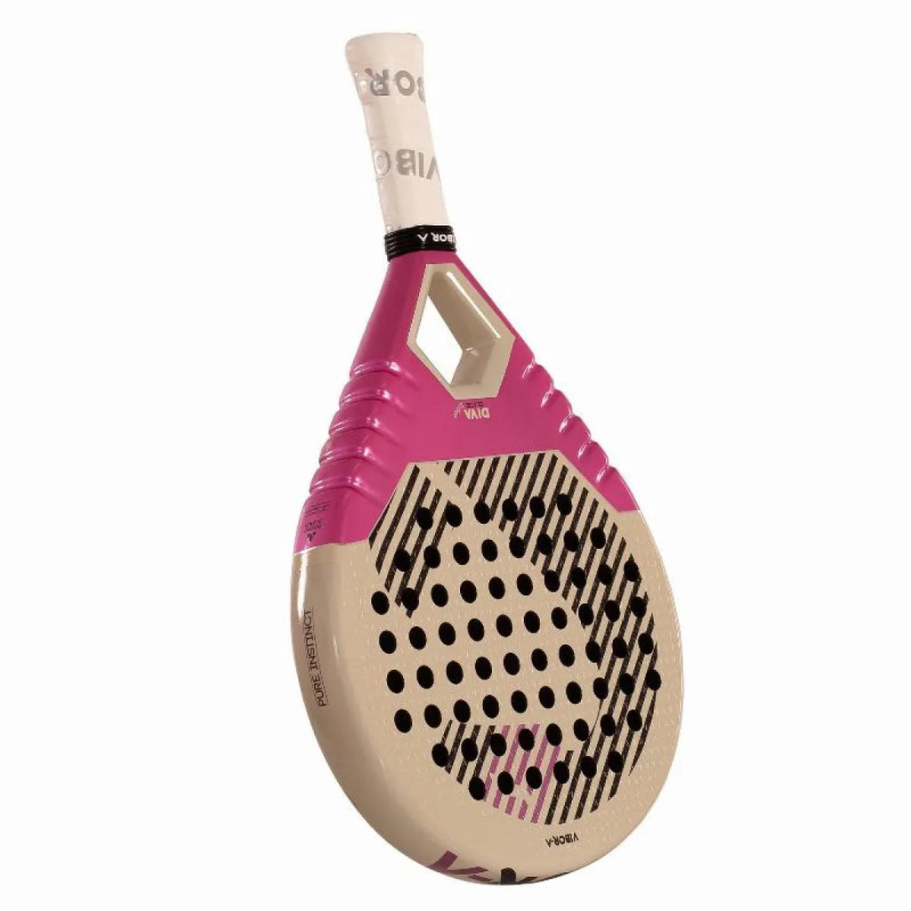 Raquette padel Vibora Diva Elite Cream 2027 — vue de dessus