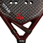 Raquette padel Vibora Titan 12K rouge 2026 — vue de dos