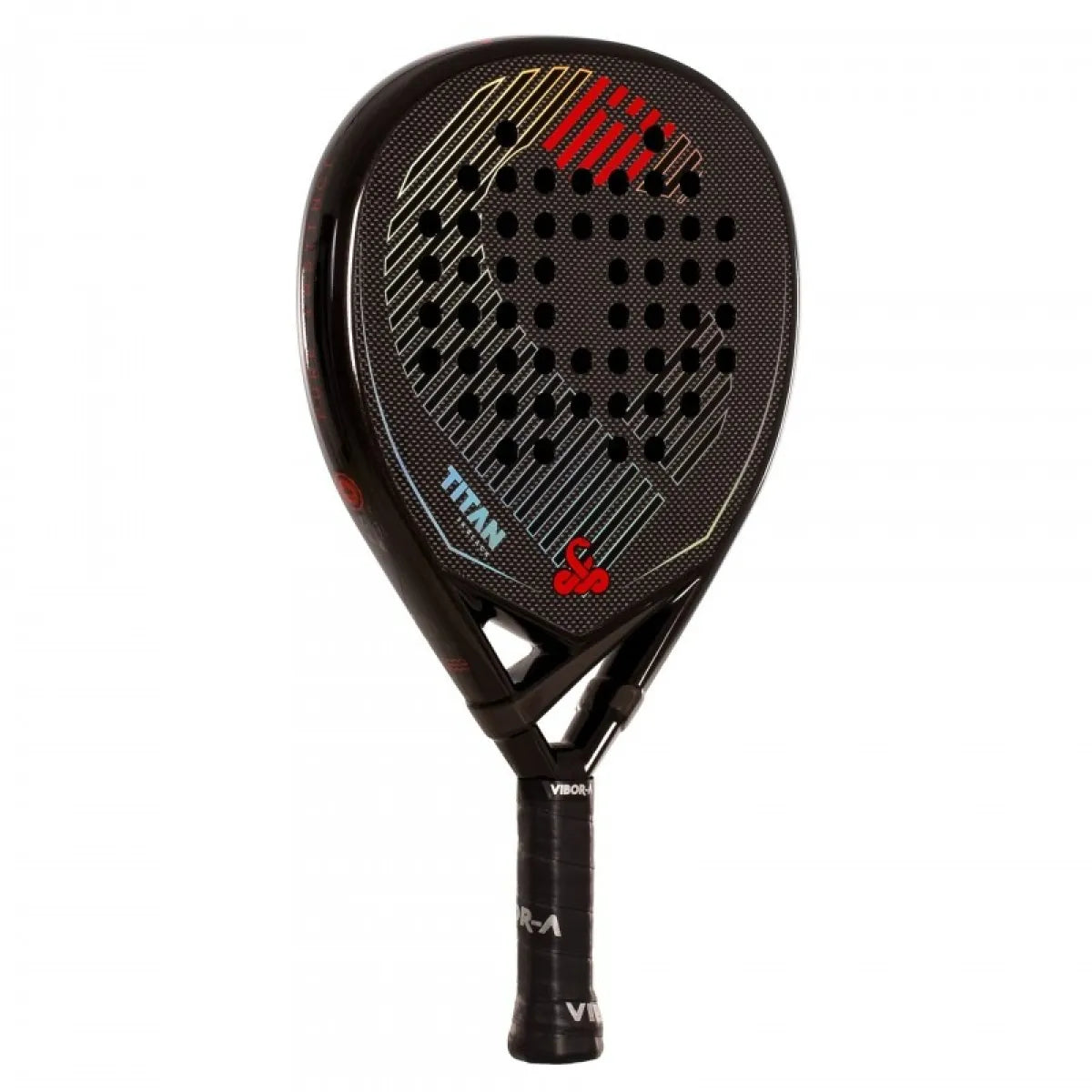 Raquette padel Vibora Titan 3K noir 2026 — vue de profil