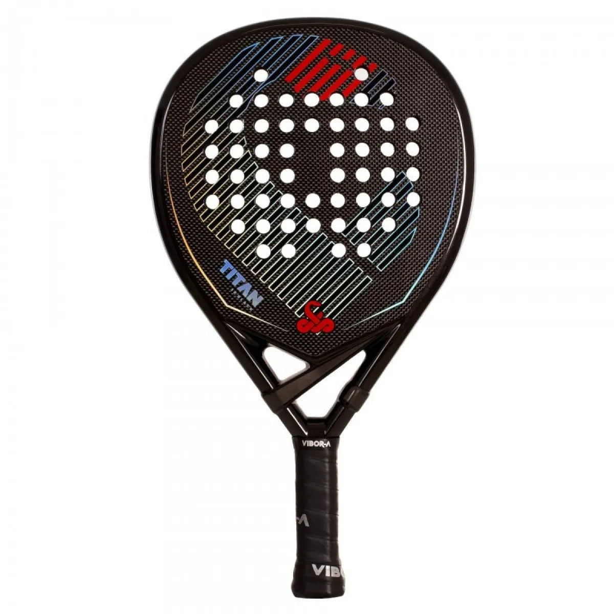Raquette padel Vibora Titan 3K noir 2026 — vue de face