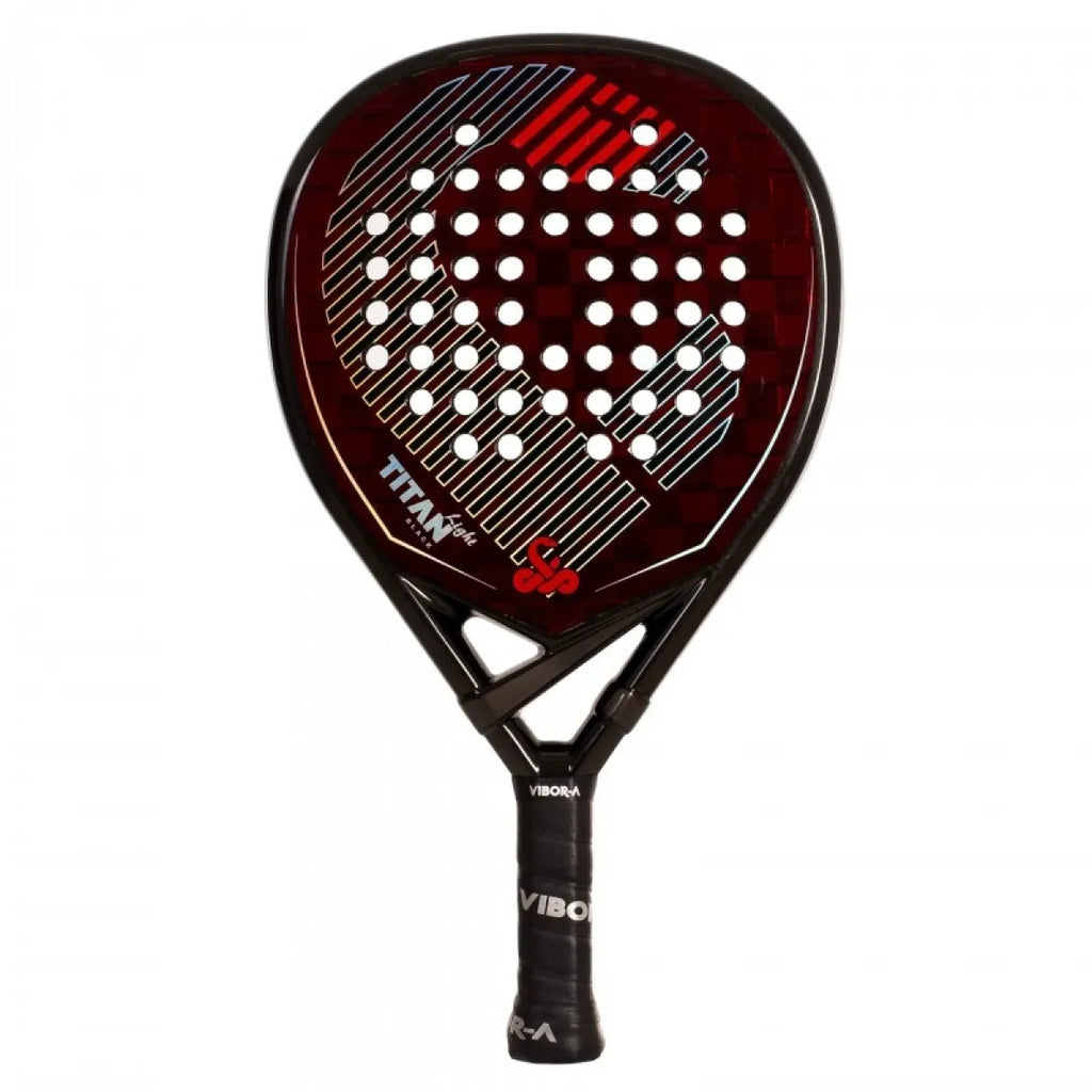 Raquette padel Vibora Titan Black Light 2026 — vue de profil