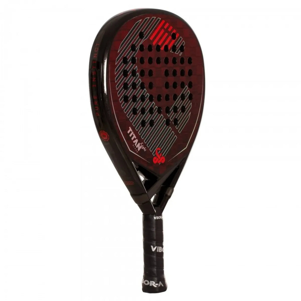 Raquette padel Vibora Titan Black Light 2026 — vue de profil 2