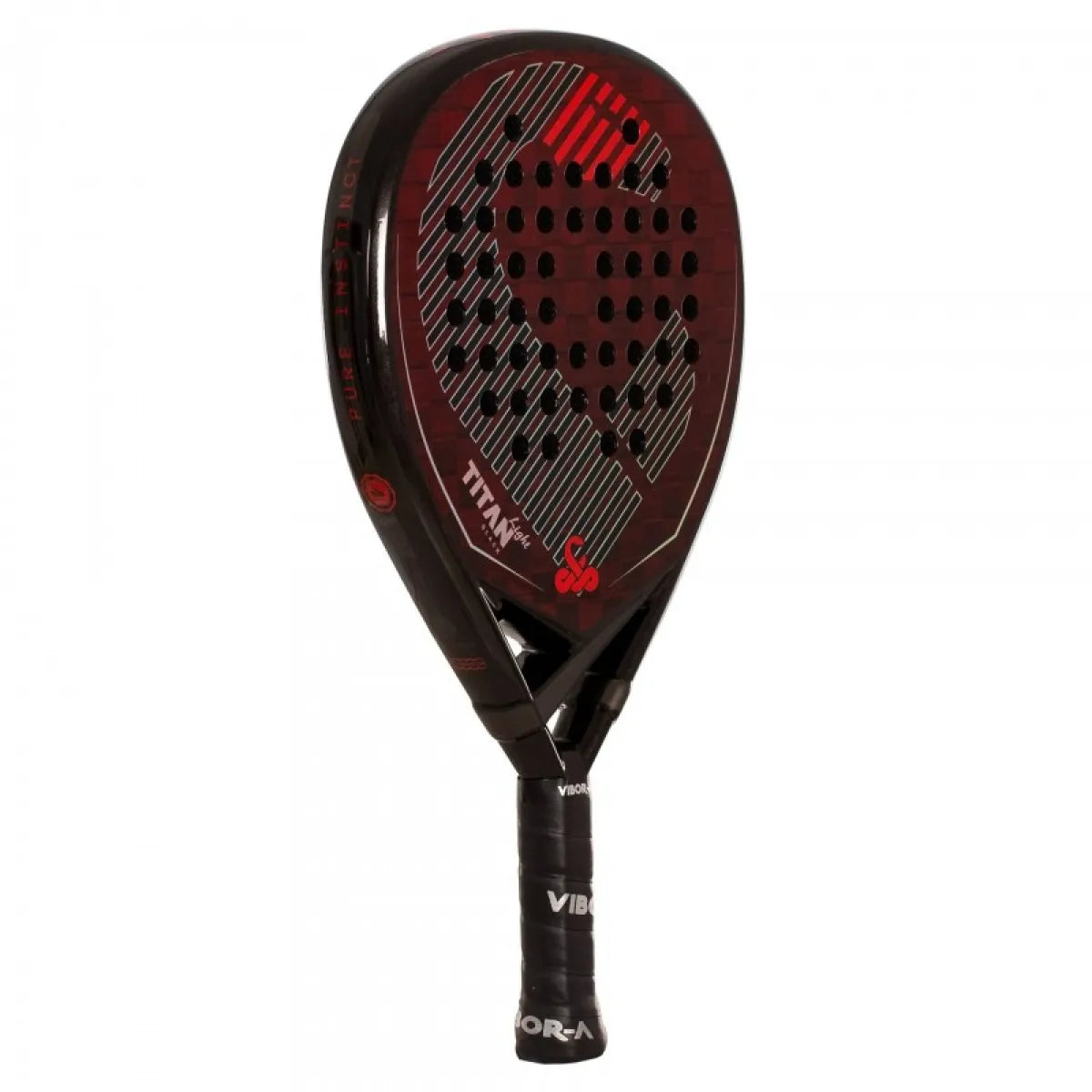 Raquette padel Vibora Titan Black Light 2026 — vue de profil 2