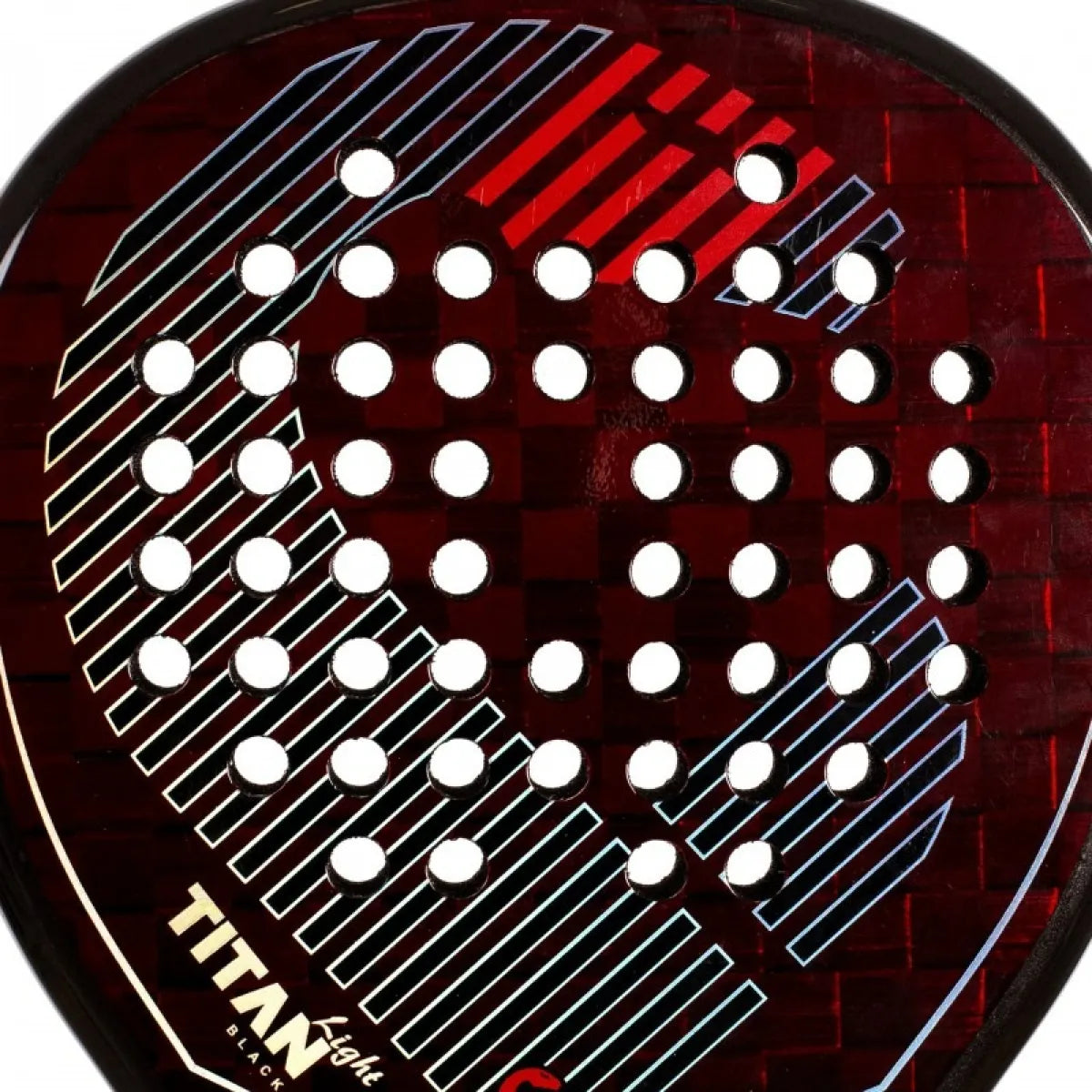 Raquette padel Vibora Titan Black Light 2026 — vue en perspective