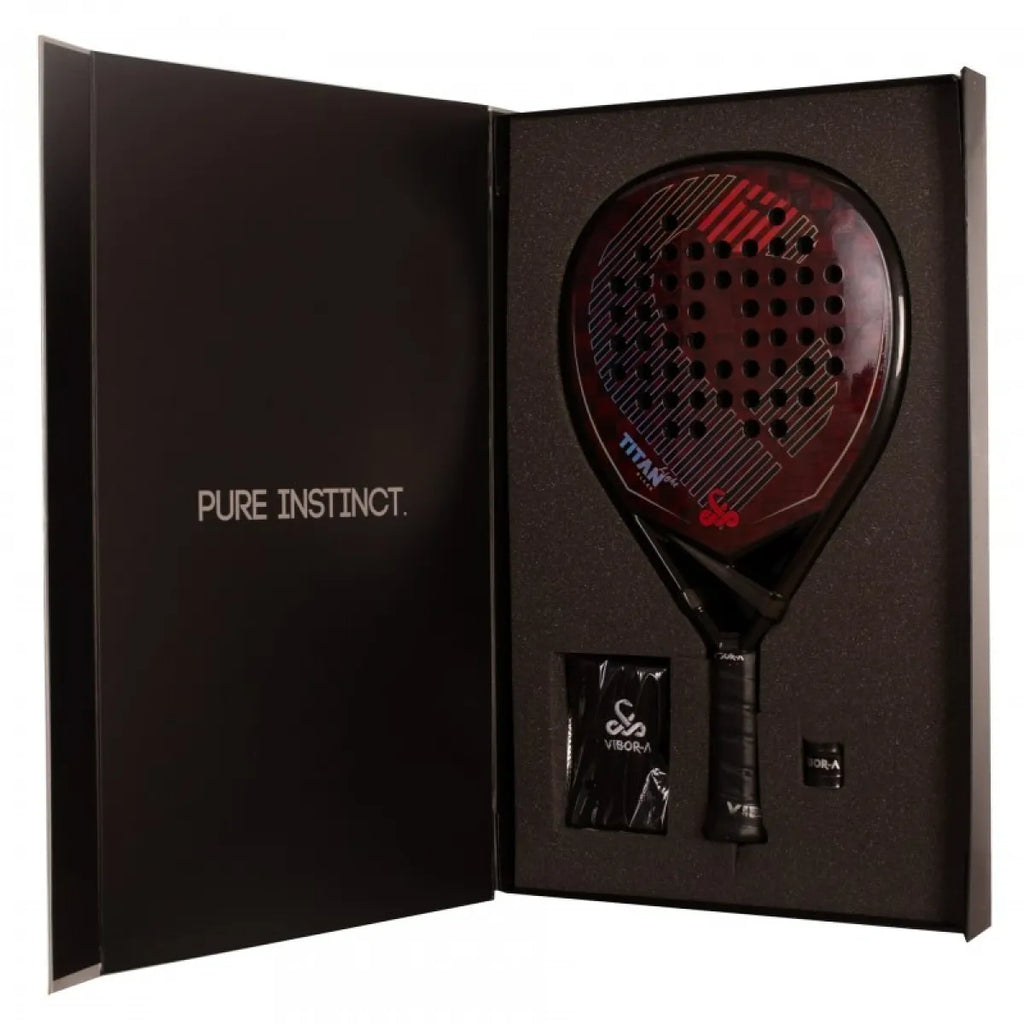 Raquette padel Vibora Titan Black Light 2026 — vue de face