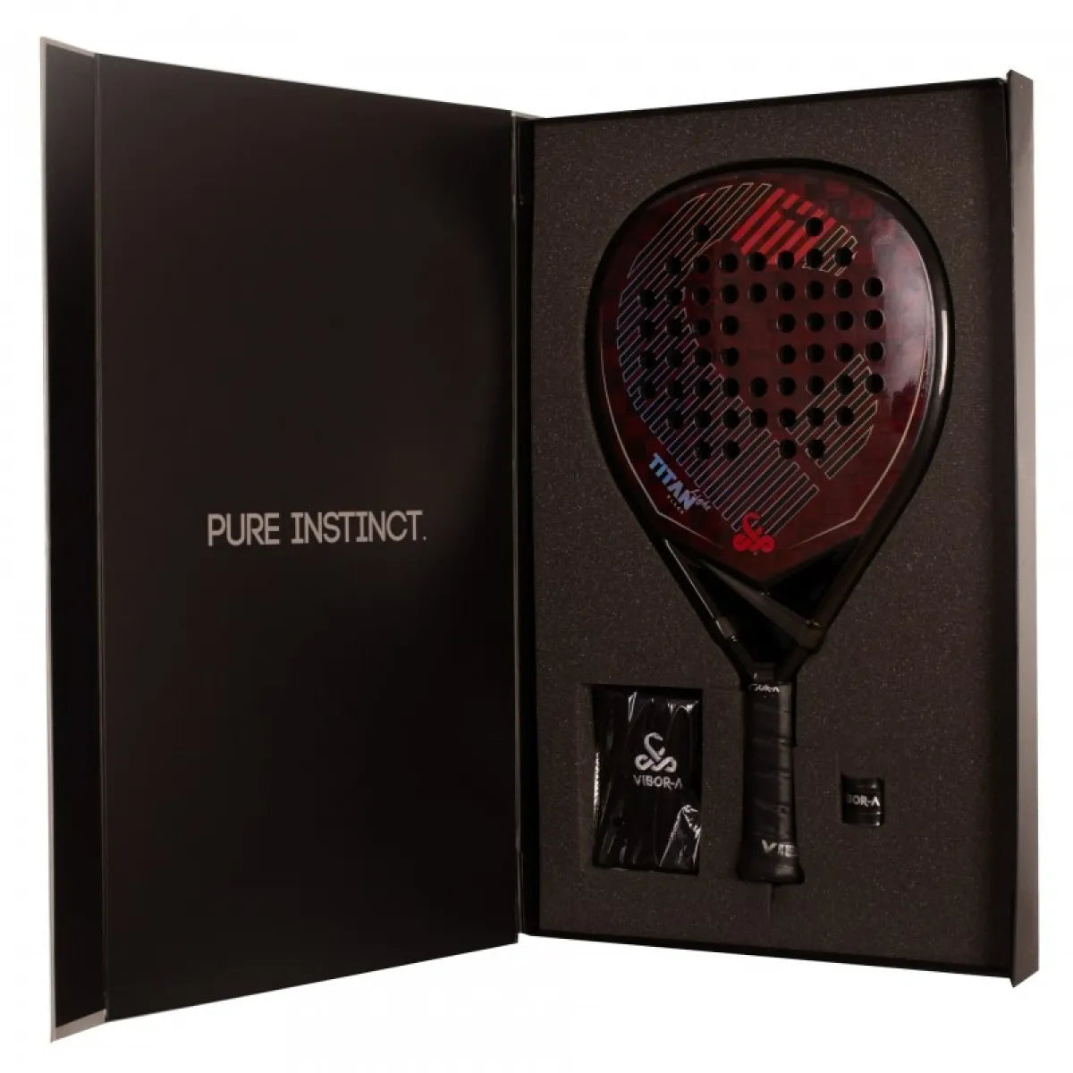 Raquette padel Vibora Titan Black Light 2026 — vue de face