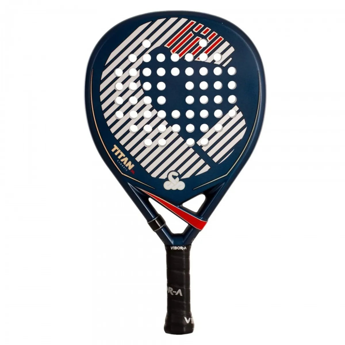 Raquette padel Vibora Titan Classic bleu Junior 2026 — vue de face