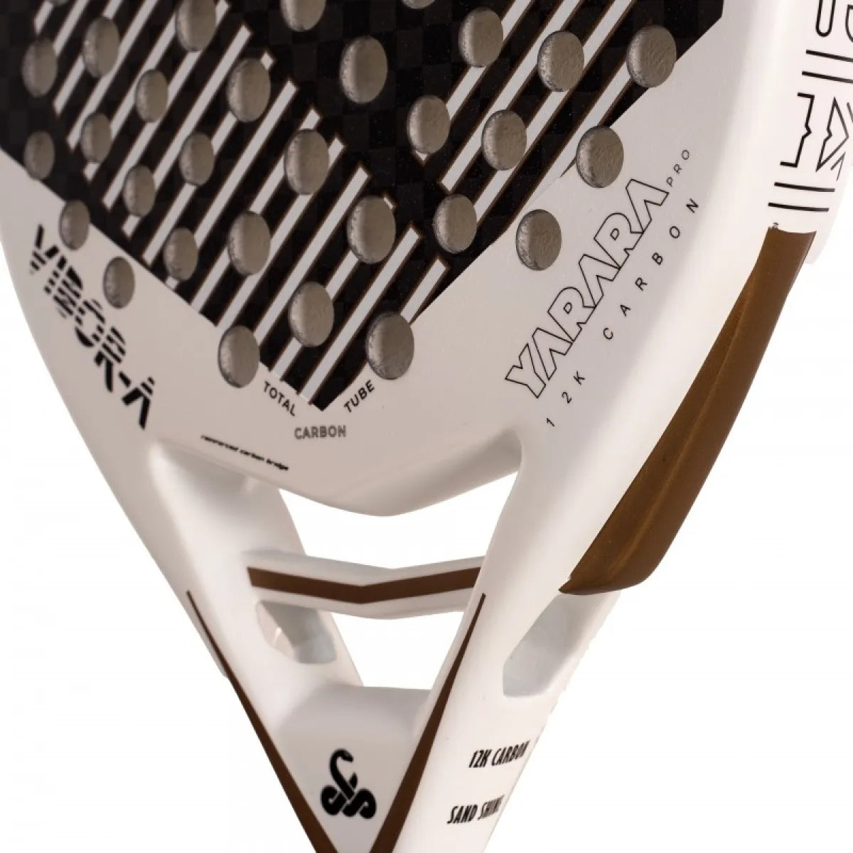 Raquette padel Vibora Yarara Pro blanc 2025 — vue détail 2