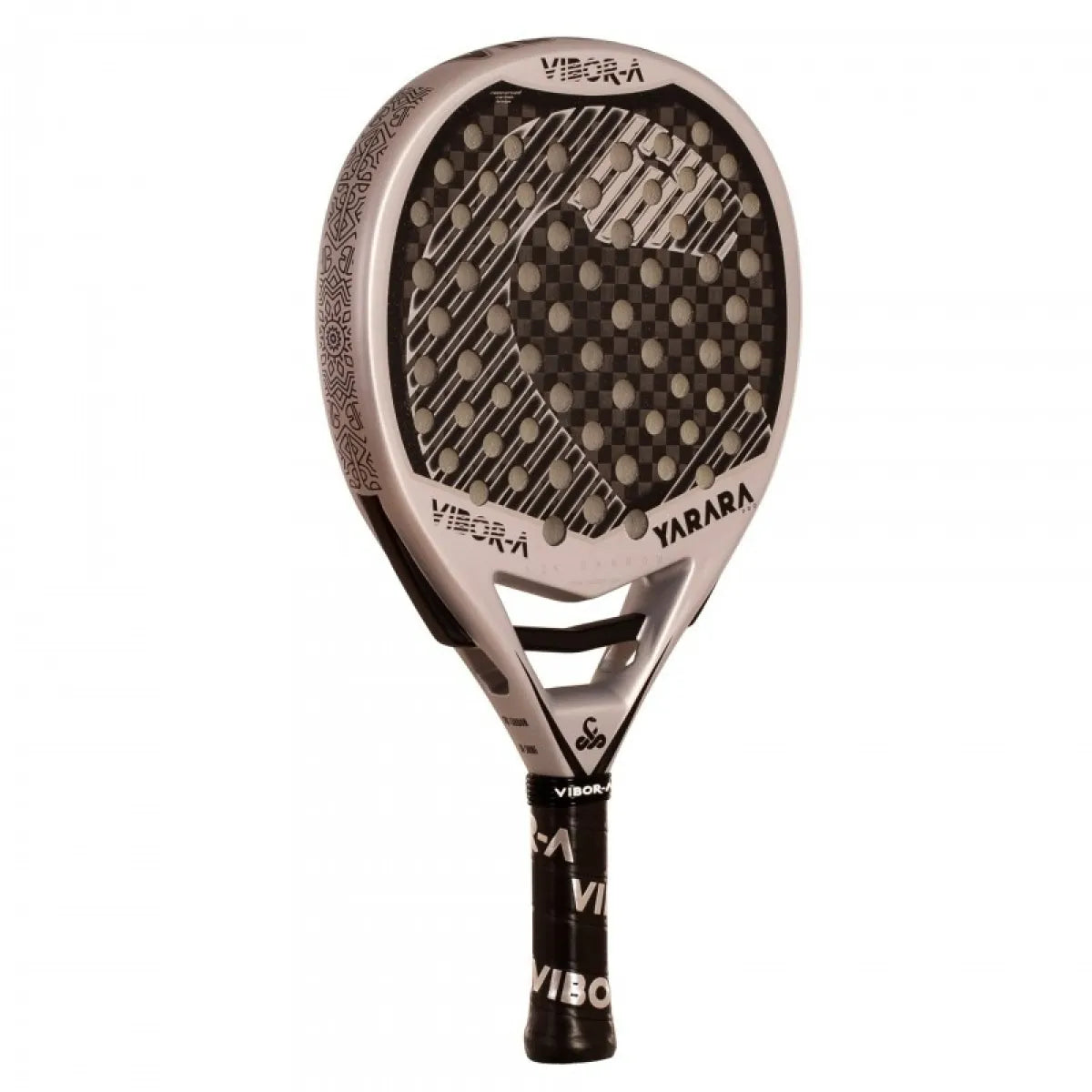 Raquette padel Vibora Yarara Pro Silver 2026 — vue de profil